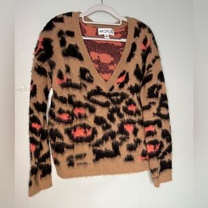 Wildfox Preppy Kitty Tatum‎ Sweater - Brown